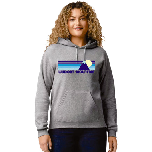 Wildcat Mountian Basic Hoodie- Adult and Youth- Navy and Grey