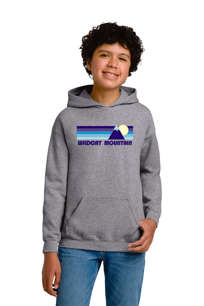 Wildcat Mountian Basic Hoodie- Adult and Youth- Navy and Grey