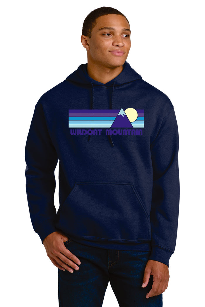 Wildcat Mountian Basic Hoodie- Adult and Youth- Navy and Grey