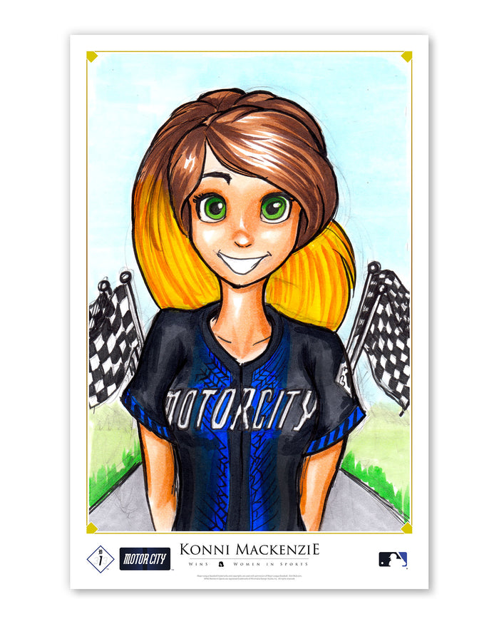 WinS® Detroit Tigers City Connect - Konni Mackenzie Poster Print