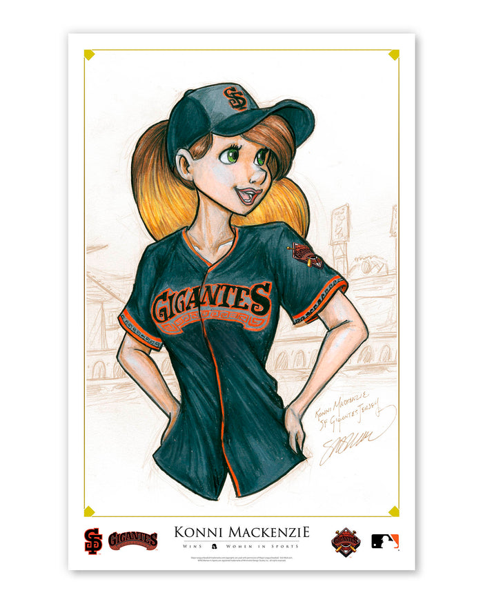 WinS® Konni Mackenzie San Francisco Giants Gigantes Art Print