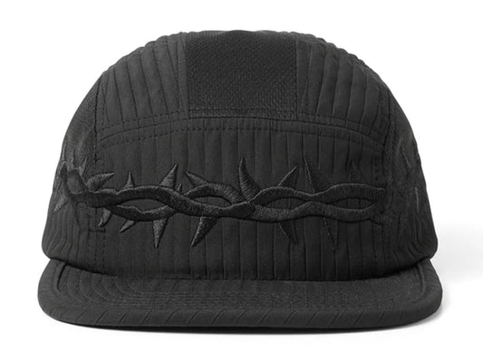 Wired 5 Panel Cap - Black