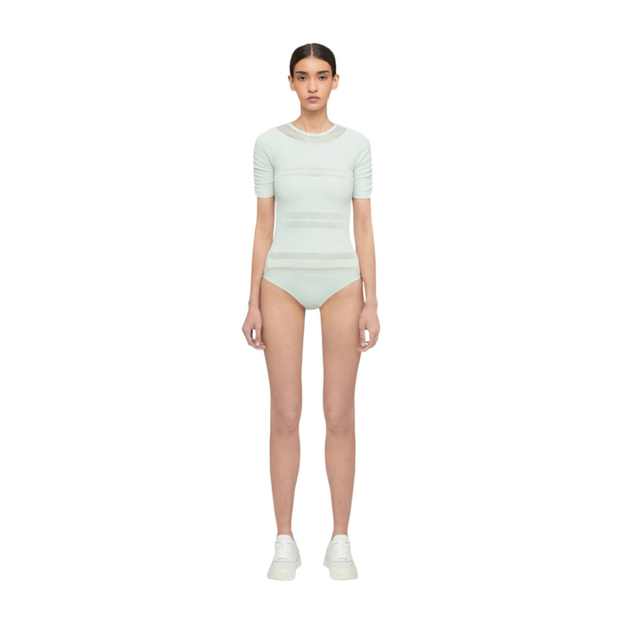 Wolford NET LINES BODY aqua