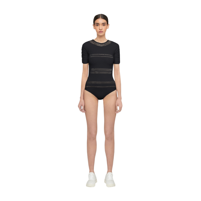Wolford NET LINES BODY black