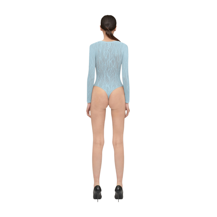 Wolford SNAKE LACE STRING BODY sky