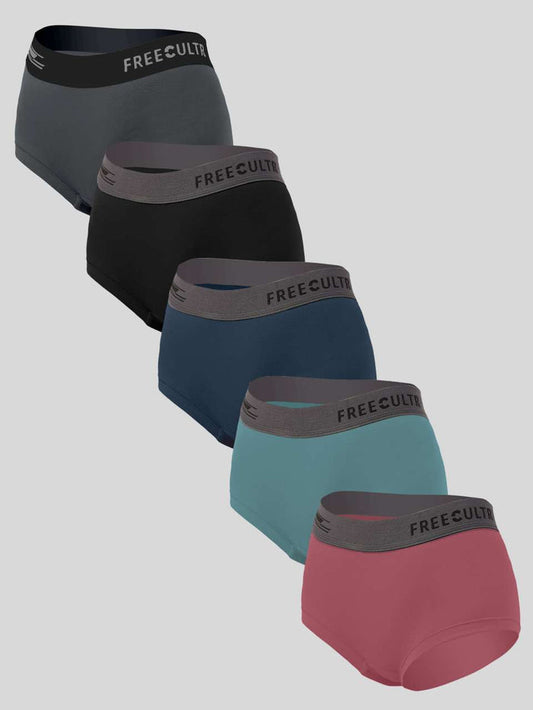 Women's Micro Modal Boxer Brief (Pack of 5)