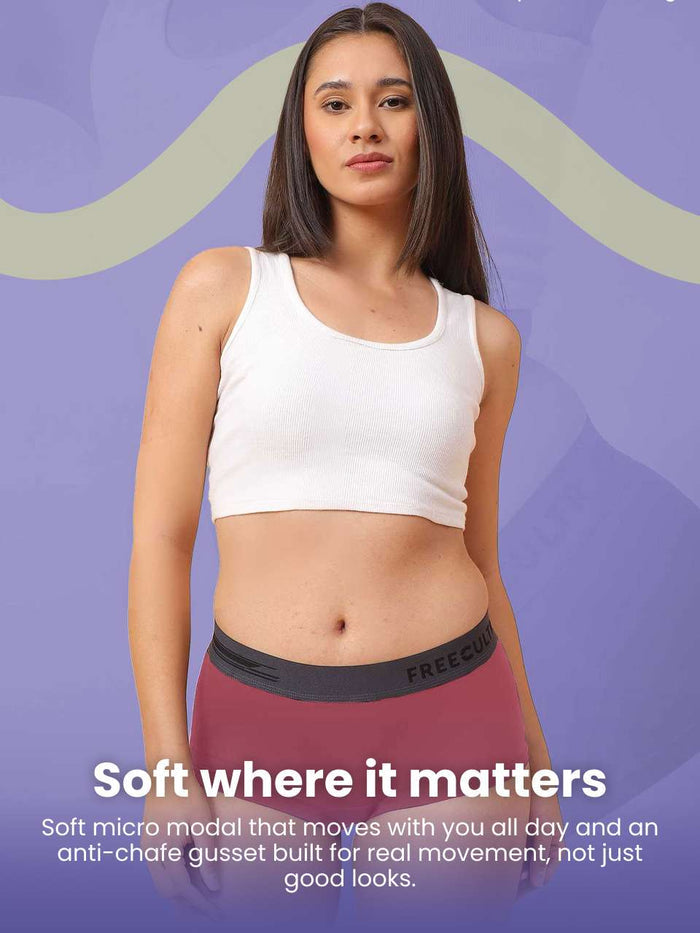 Women's Micro Modal Boxer Brief (Pack of 5)