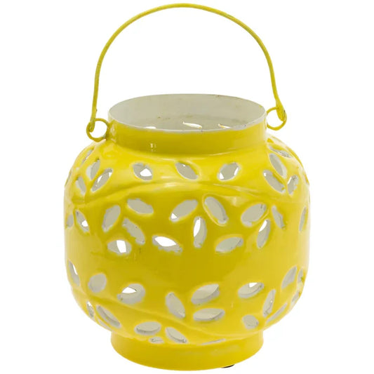 Yellow Metal Lantern Medium