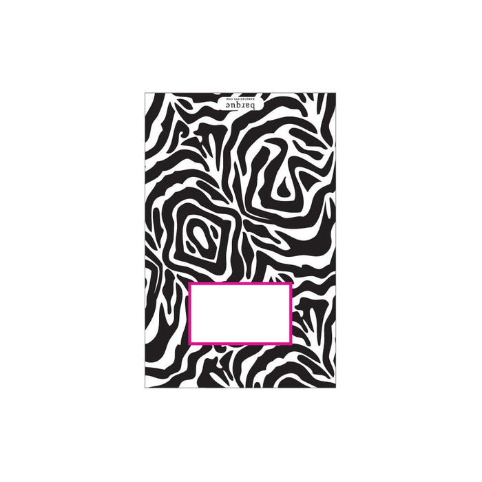 Zebra Folded Note - Barque Gifts