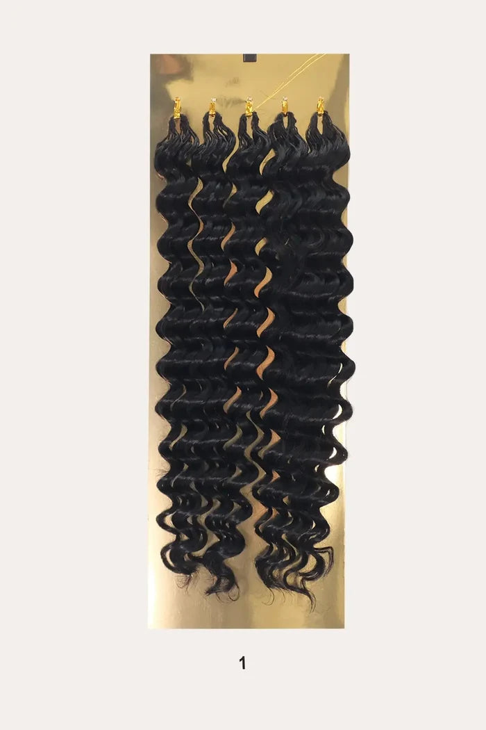 ZURY FEATHER CROCHET BRAID 100% HUMAN HAIR HOLLYWOOD - DEEP 18" ZURY