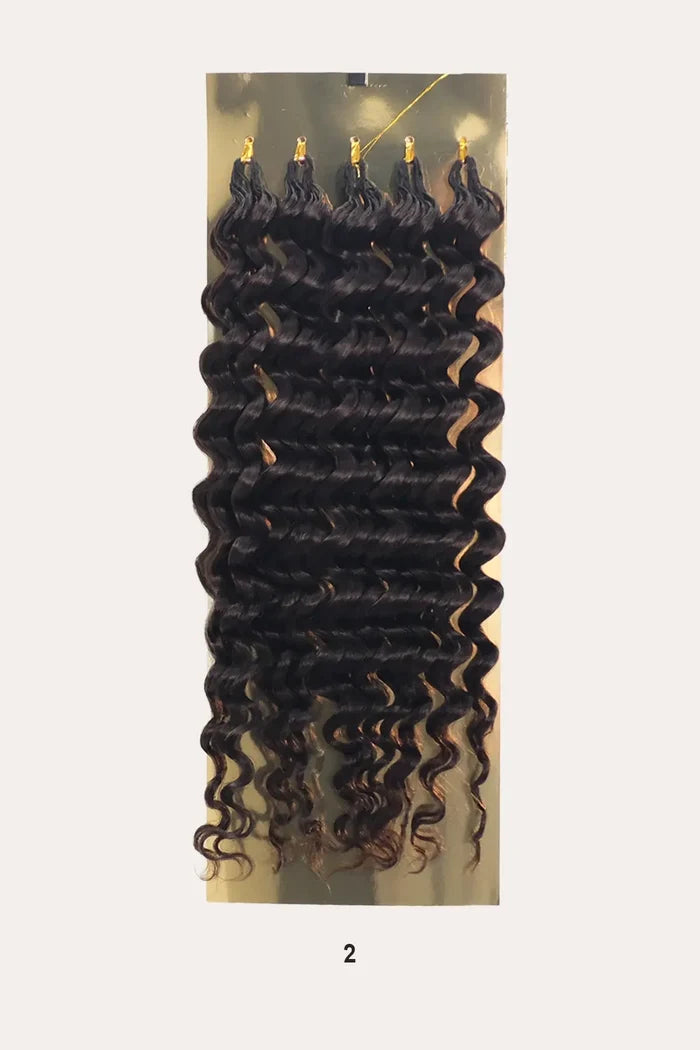 ZURY FEATHER CROCHET BRAID 100% HUMAN HAIR HOLLYWOOD - DEEP 18" ZURY